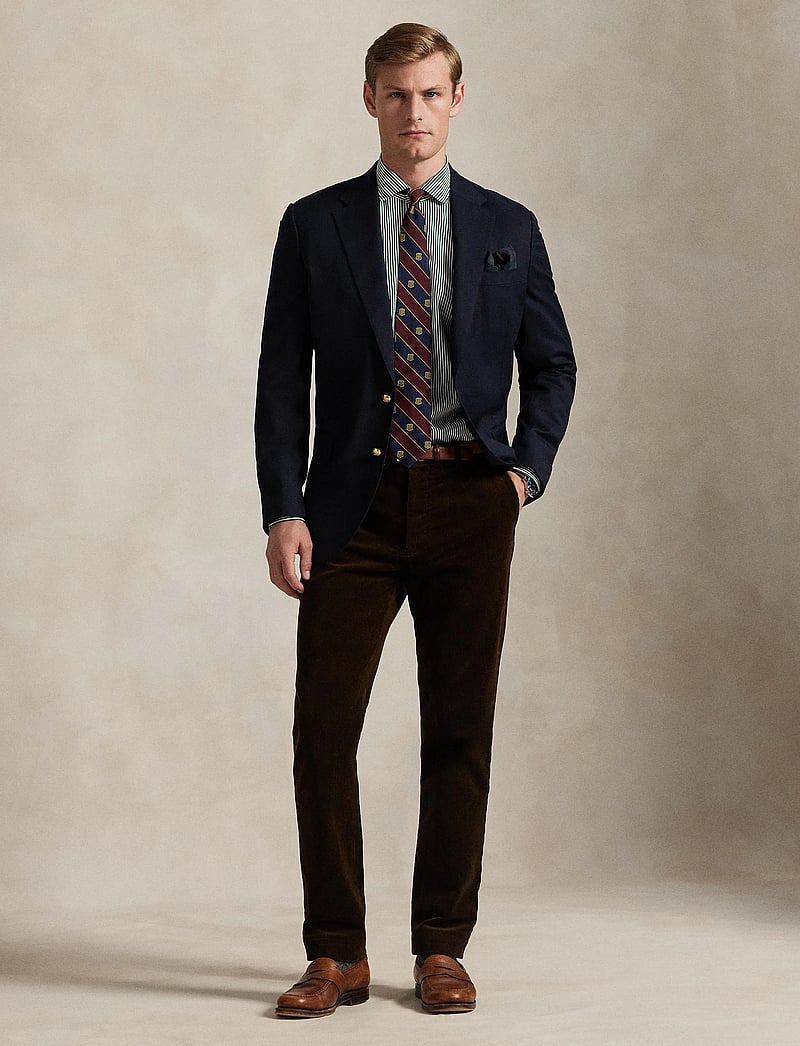 Polo Ralph Lauren - Custom Fit Striped Poplin Shirt - basic skjortor - 5846c new forest - 0