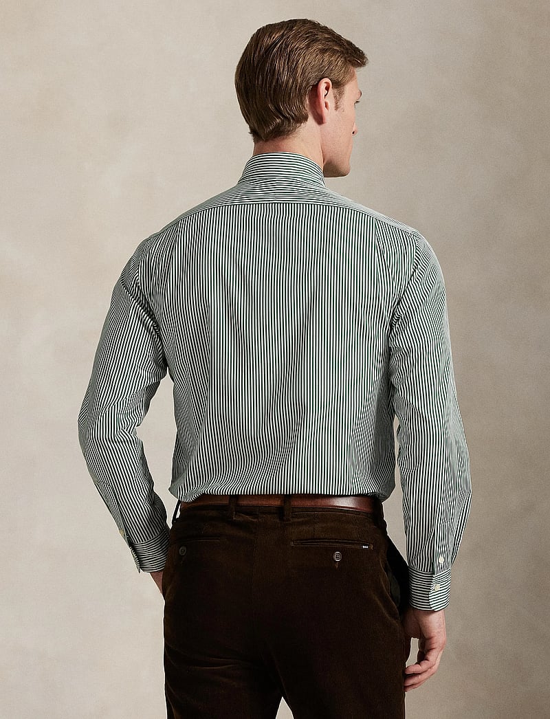 Polo Ralph Lauren - Custom Fit Striped Poplin Shirt - basic skjortor - 5846c new forest - 2