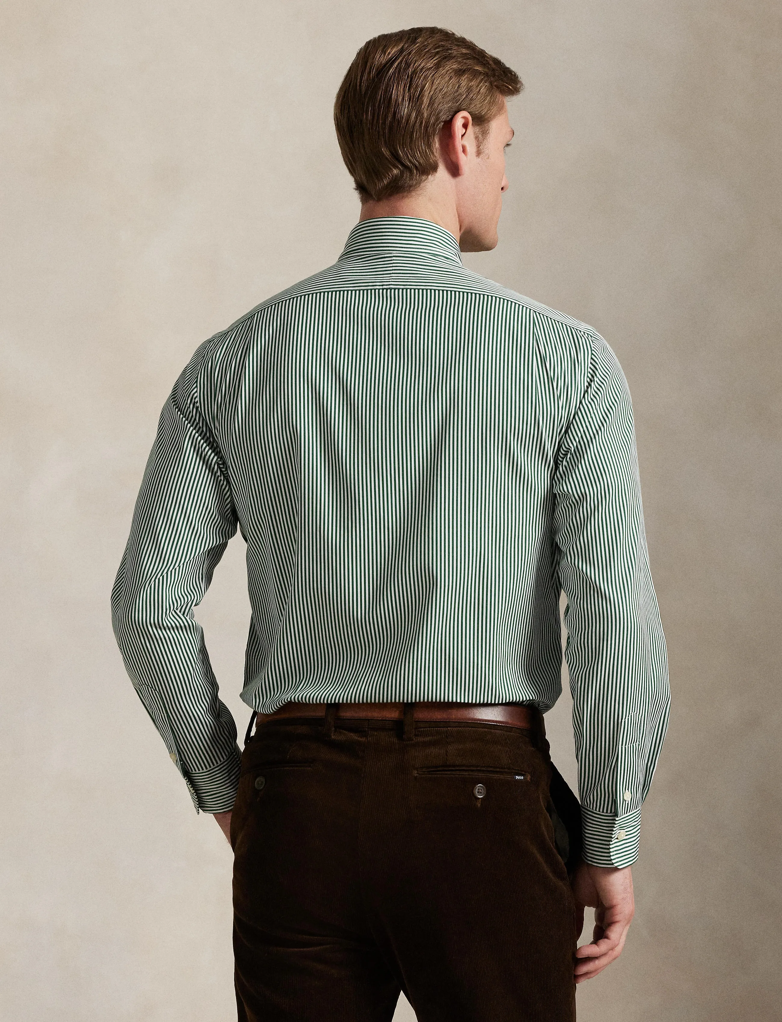 Polo Ralph Lauren - Custom Fit Striped Poplin Shirt - hemden mit muster - 5846c new forest - 2
