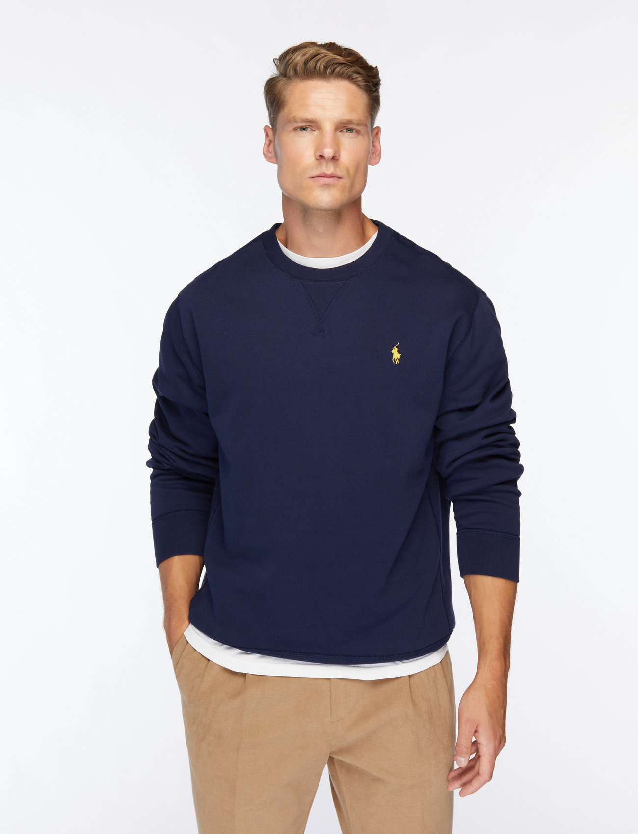 Polo Ralph Lauren - Lightweight Fleece Sweatshirt - shop by occasion - cruise navy - 0