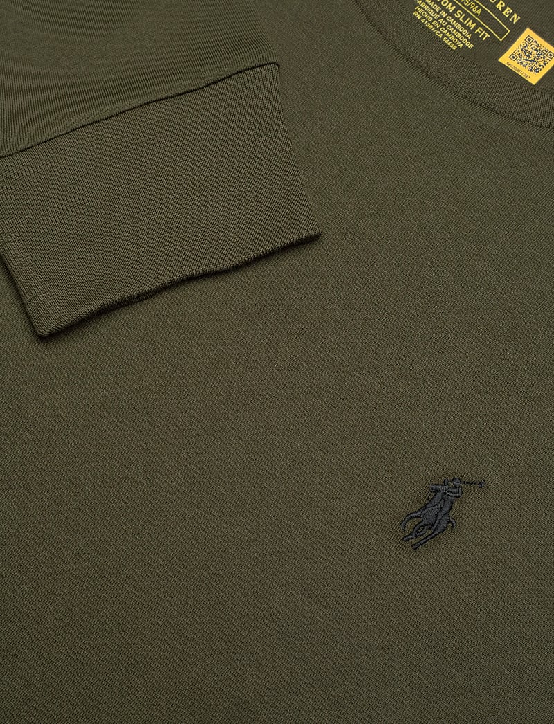 Polo Ralph Lauren - Custom Slim Fit Jersey T-Shirt - company olive/c97 - 2