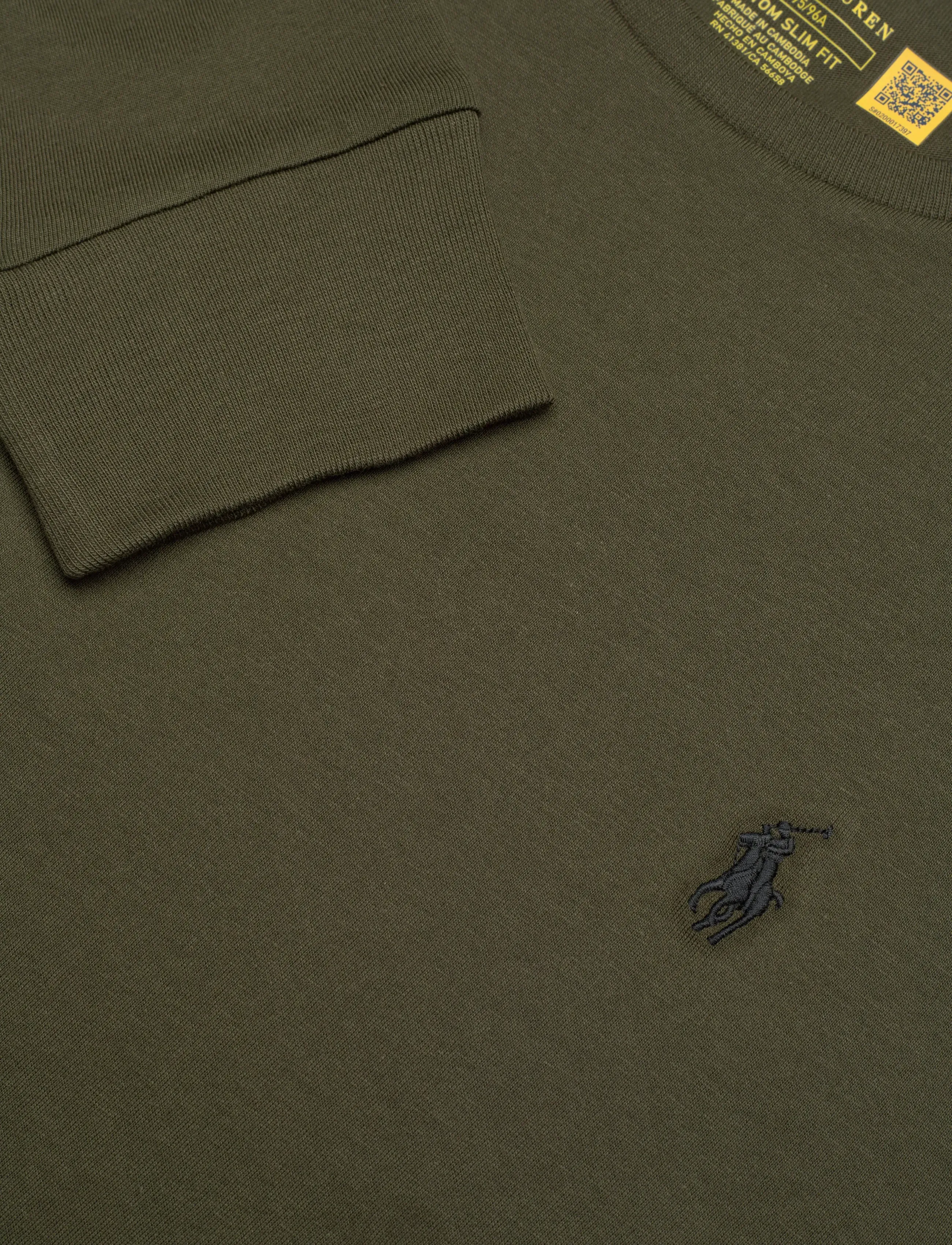 Polo Ralph Lauren - Custom Slim Fit Jersey T-Shirt - company olive/c97 - 2