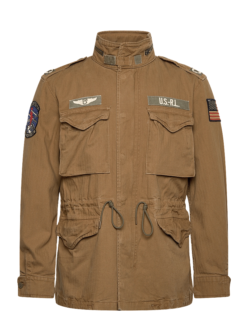 Polo Ralph Lauren - The Iconic Field Jacket - vinterjakker - sandsurf w/ patch - 0