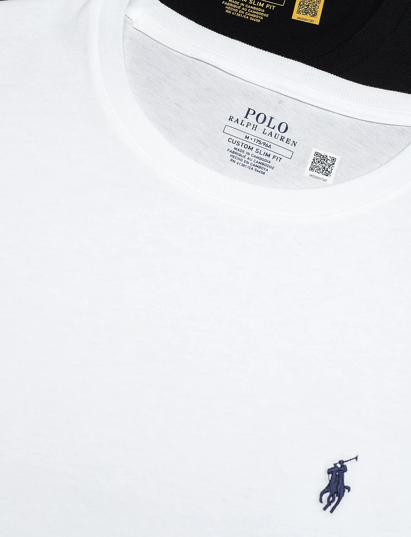 Polo Ralph Lauren - 26/1 JERSEY-GBX - multipack t-shirts - polo black/white - 1