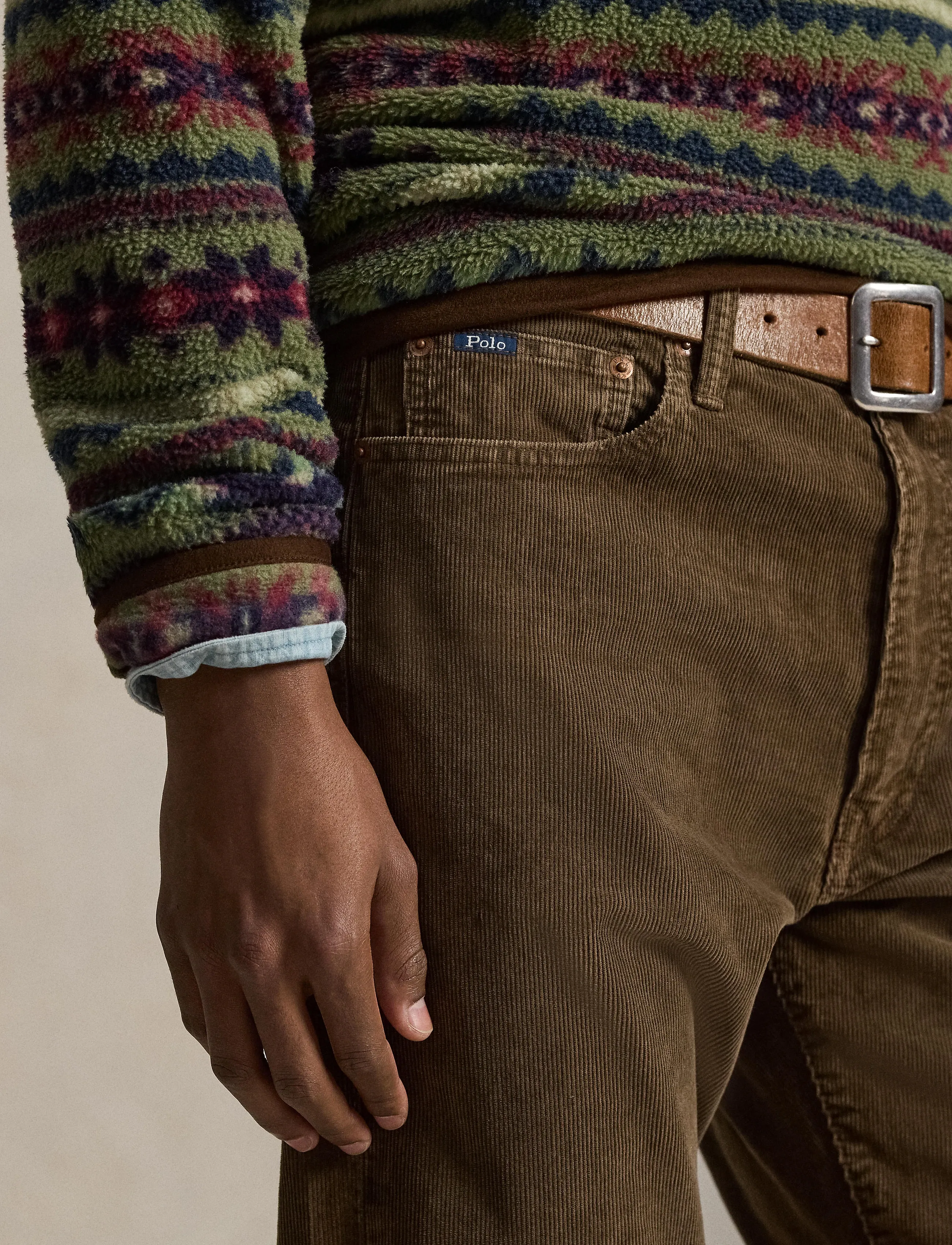 Polo Ralph Lauren - Straight Fit Corduroy Pant - casual bukser - brown soft fade - 4