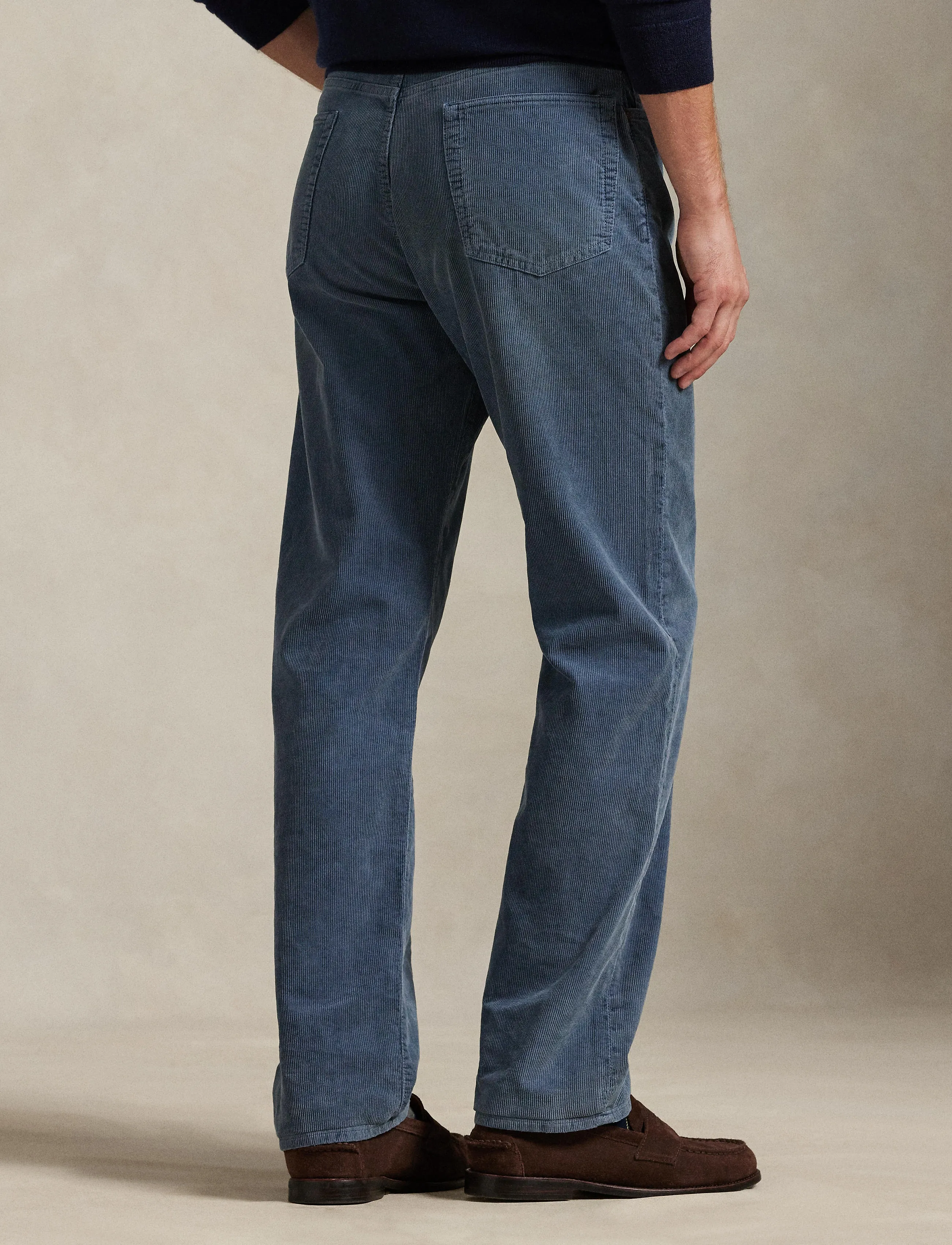 Polo Ralph Lauren - Straight Fit Corduroy Pant - casual - faded navy - 3