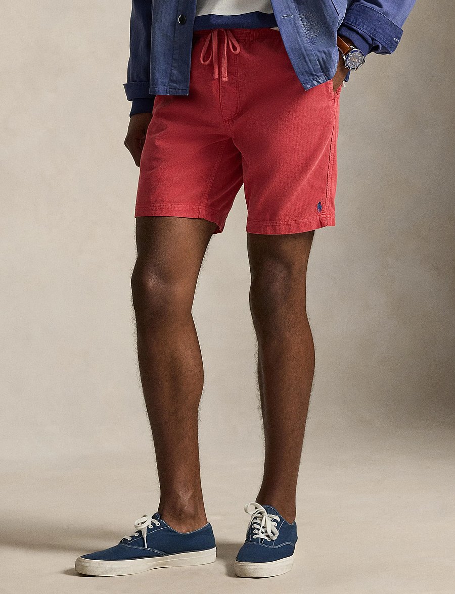 Polo Ralph Lauren - 14 WALE CORD-WVN-SHORTS - casual shorts - spring red - 0