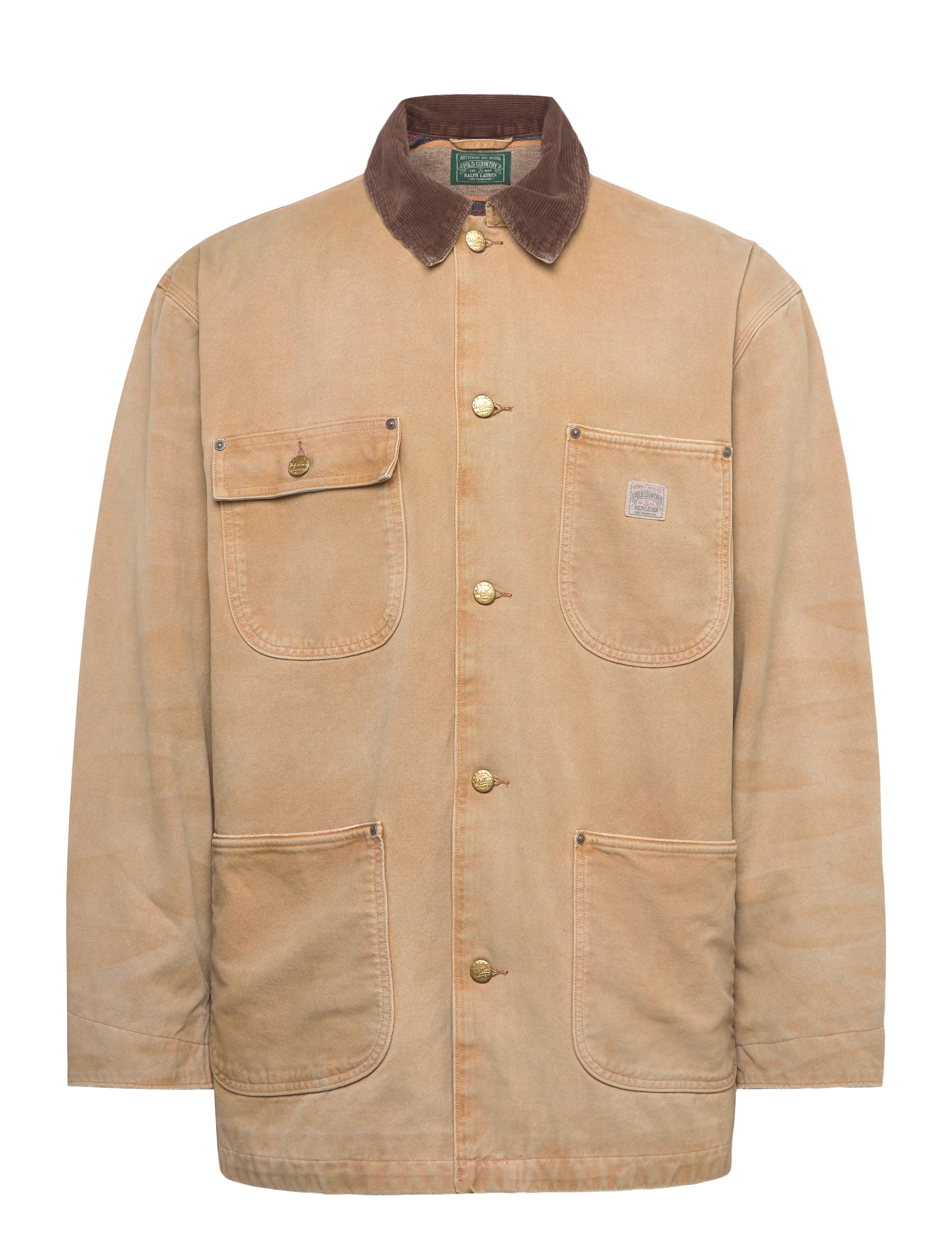 Polo Ralph Lauren Polo Country Canvas Utility Jacket - Kläder - HUNTLEY WASH / beige