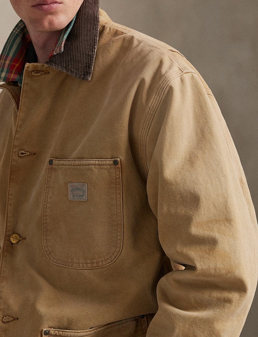Polo Ralph Lauren - Polo Country Canvas Utility Jacket - unlined denim jackets - huntley wash - 4