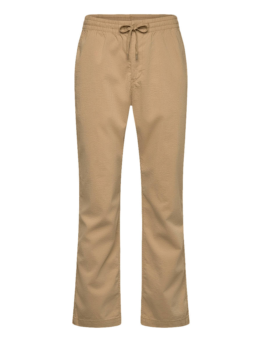 Polo Ralph Lauren - SEERSUCKER-WVN-PANTS - freizeithosen - coastal beige/rl - 1