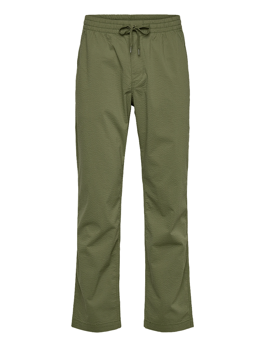 Polo Ralph Lauren - SEERSUCKER-WVN-PANTS - pantalons décontractés - supply olive/gard - 1