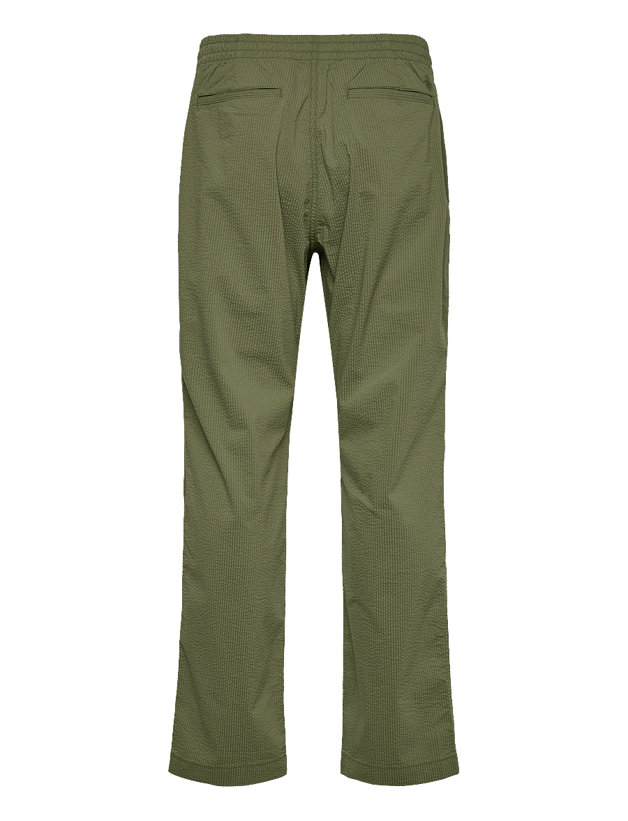 Polo Ralph Lauren - SEERSUCKER-WVN-PANTS - pantalons décontractés - supply olive/gard - 2