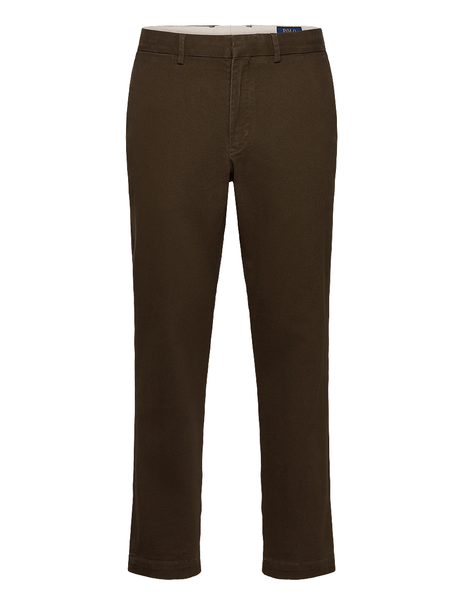 Polo Ralph Lauren - Manhasset Stretch Straight Chino Pant - chino püksid - dark brown - 1