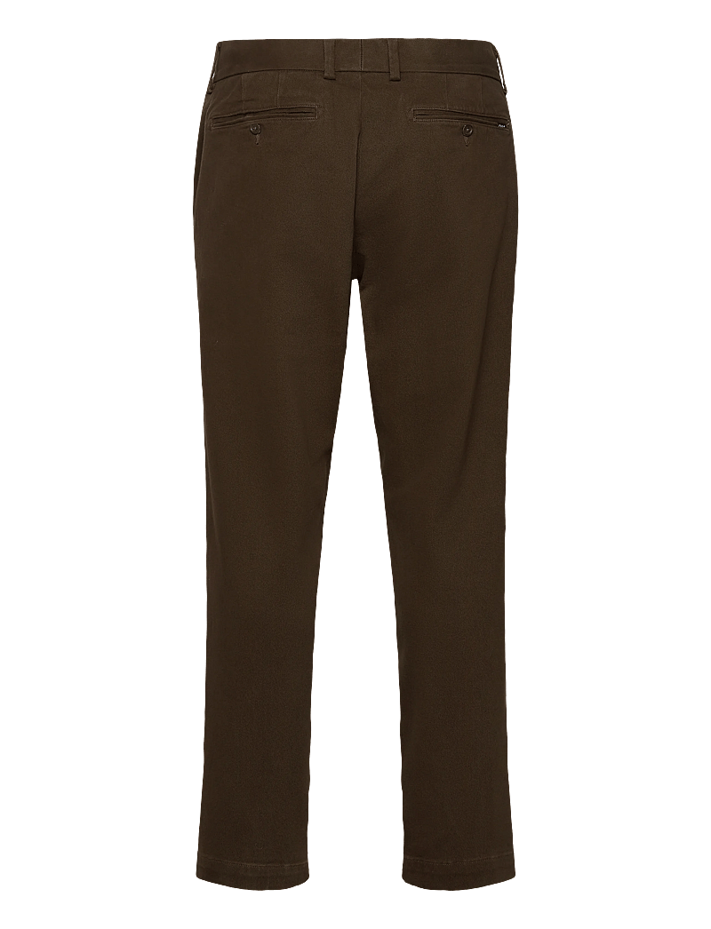 Polo Ralph Lauren - Manhasset Stretch Straight Chino Pant - chinos - dark brown - 1