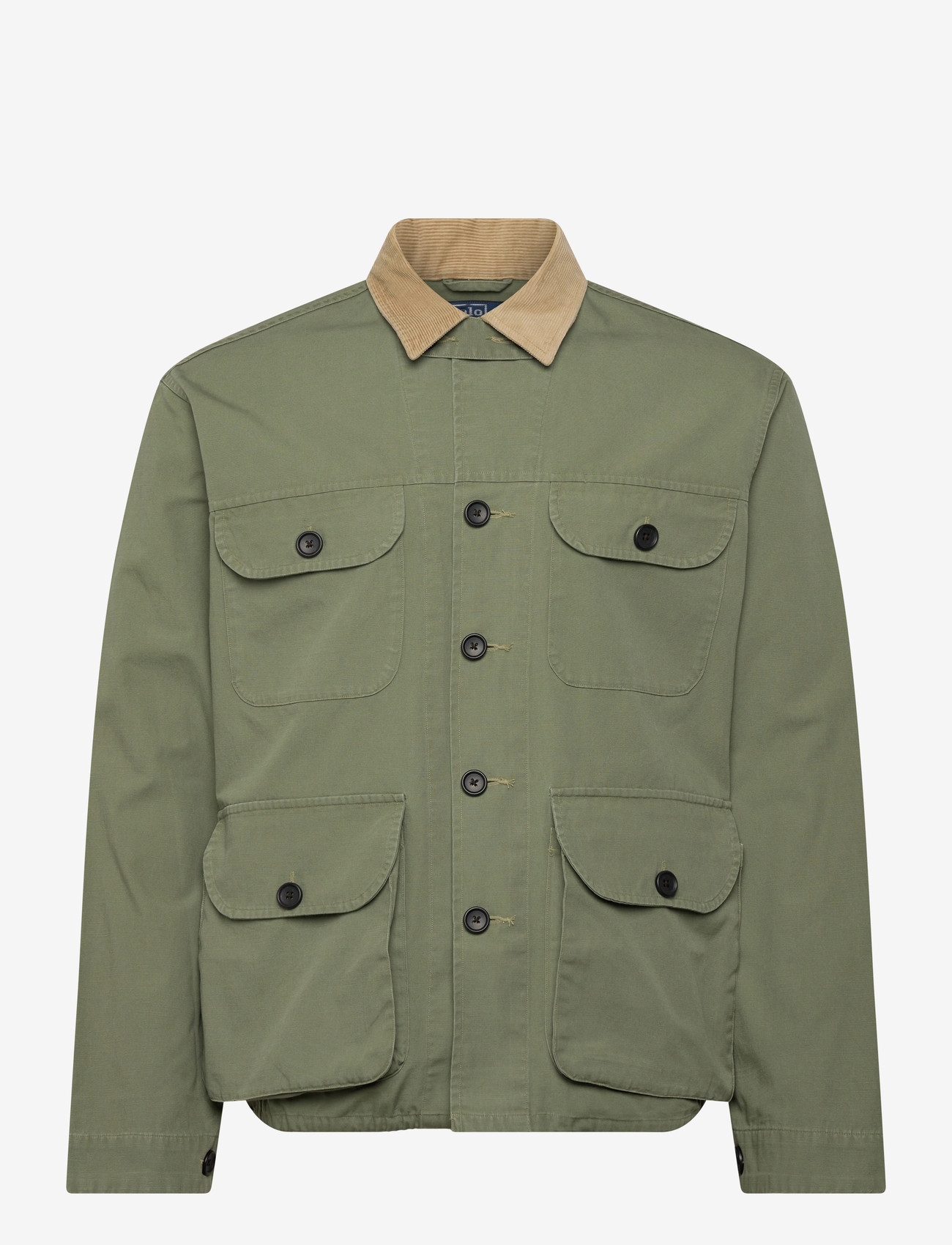 Polo Ralph Lauren - Cotton Canvas Overshirt - vindjakker - 7072 olive x - 0