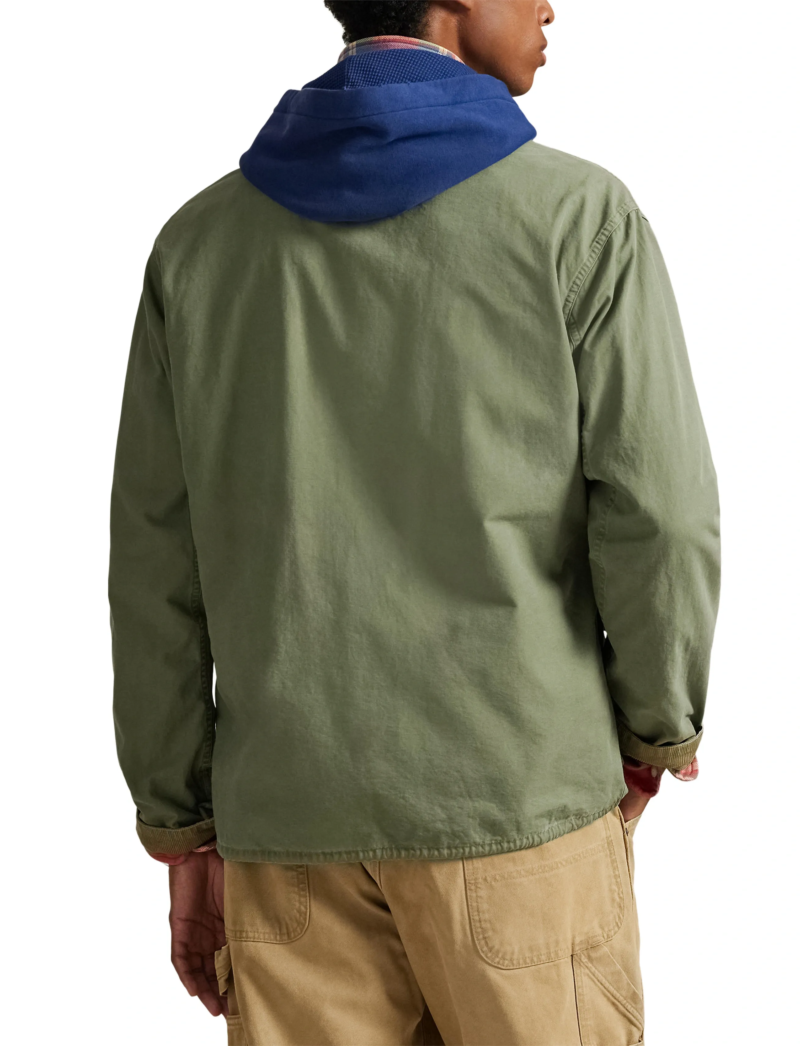 Polo Ralph Lauren - Cotton Canvas Overshirt - 7072 olive x - 3