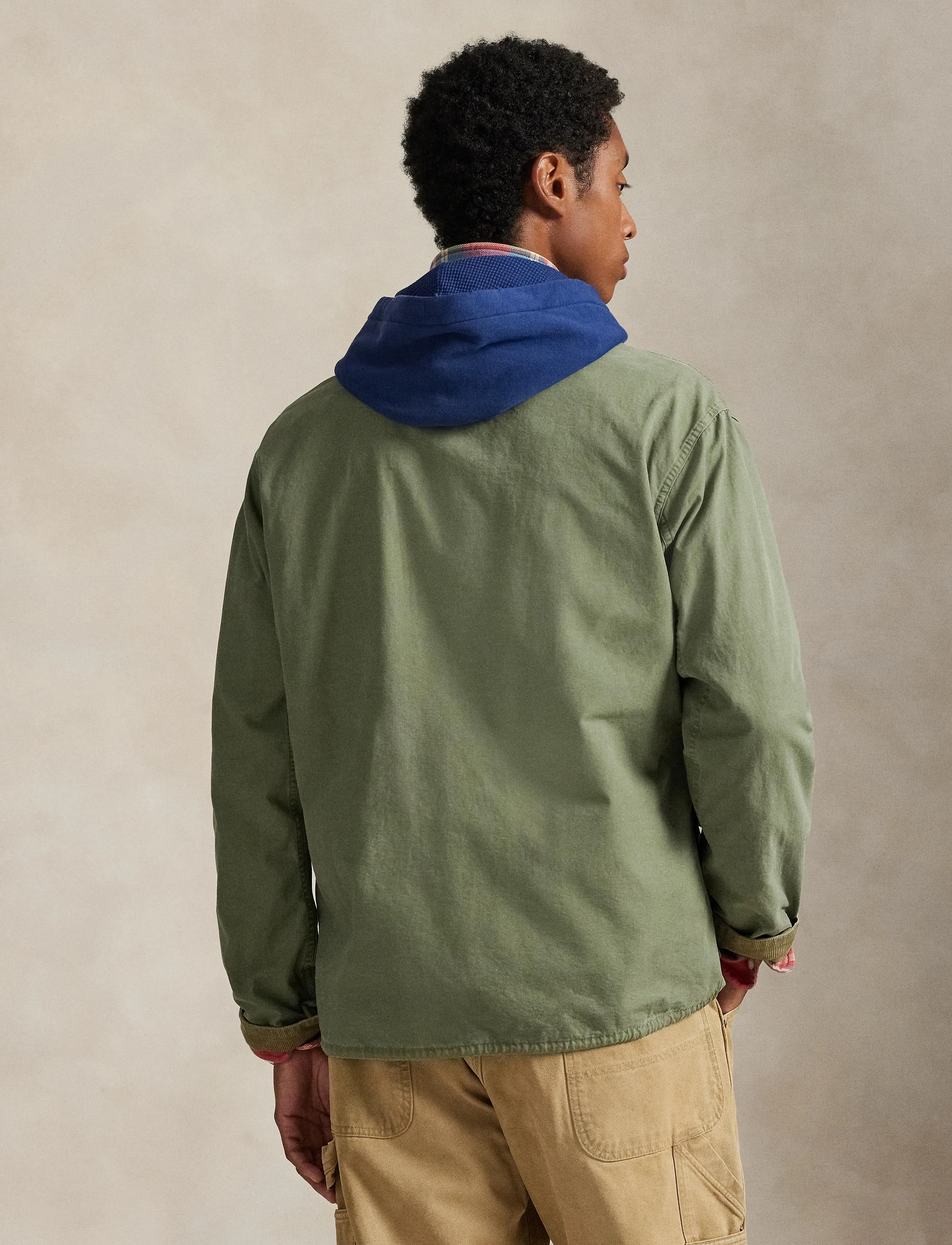 Polo Ralph Lauren - Cotton Canvas Overshirt - leichte jacken - 7072 olive x - 3