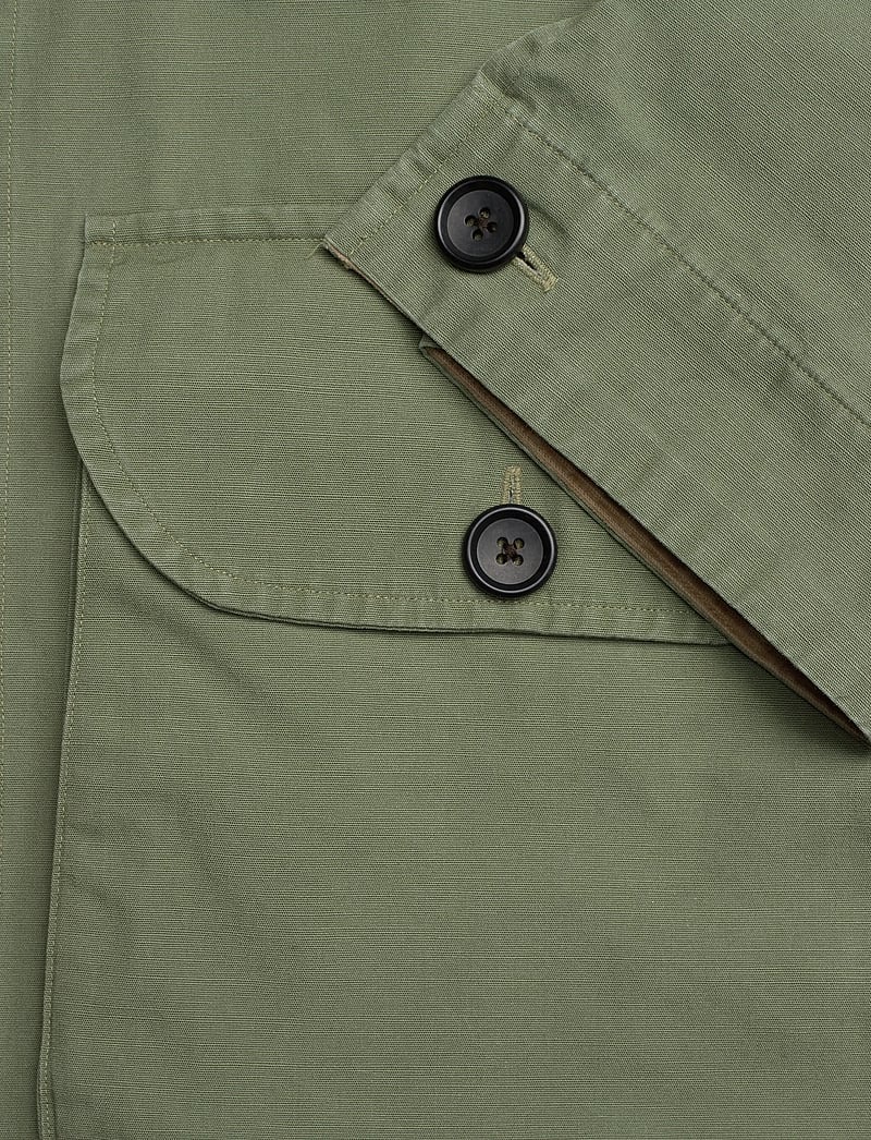 Polo Ralph Lauren - Cotton Canvas Overshirt - tunna jackor - 7072 olive x - 3