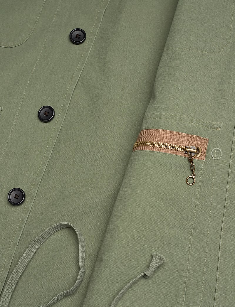 Polo Ralph Lauren - Cotton Canvas Overshirt - tunna jackor - 7072 olive x - 4