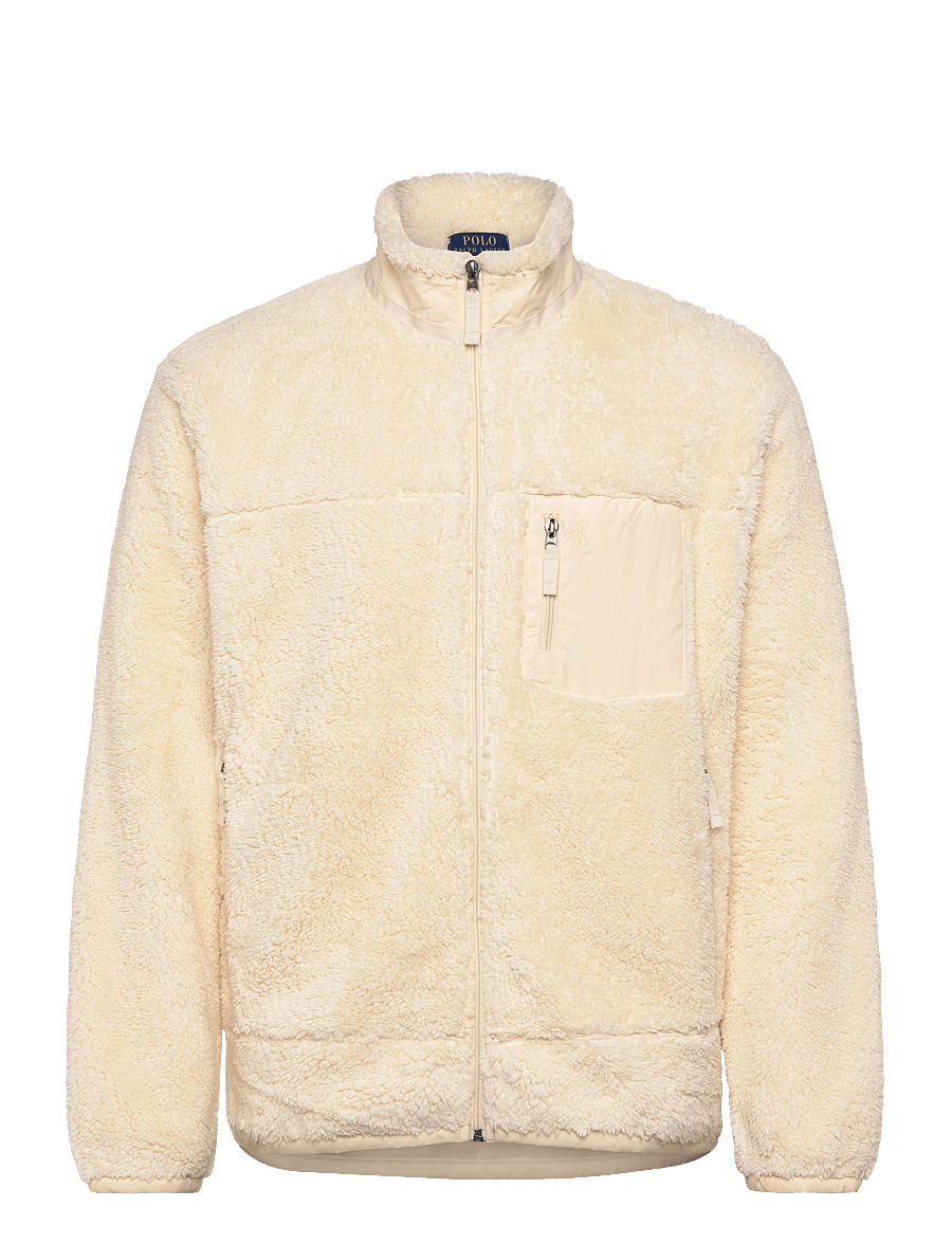 Polo Ralph Lauren - Pile Fleece Hybrid Jacket - fleece-pullover - andover cream - 1