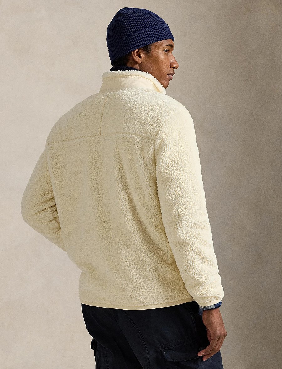 Polo Ralph Lauren - Pile Fleece Hybrid Jacket - fleece-pullover - andover cream - 0