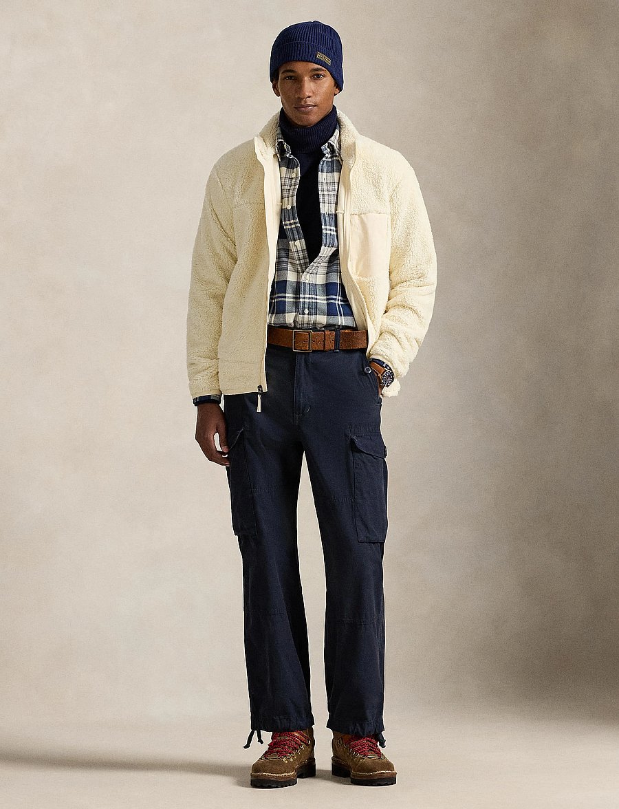 Polo Ralph Lauren - Pile Fleece Hybrid Jacket - fleece-pullover - andover cream - 3