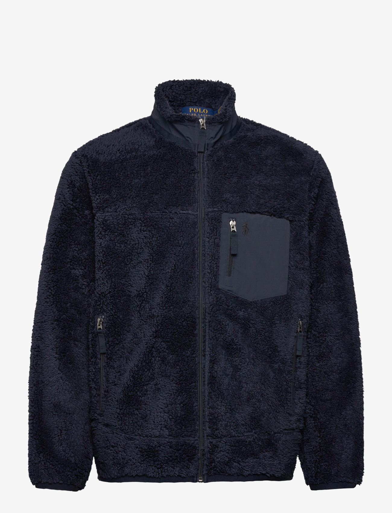 Polo Ralph Lauren - Pile Fleece Hybrid Jacket - teddy kampsunid - aviator navy - 0