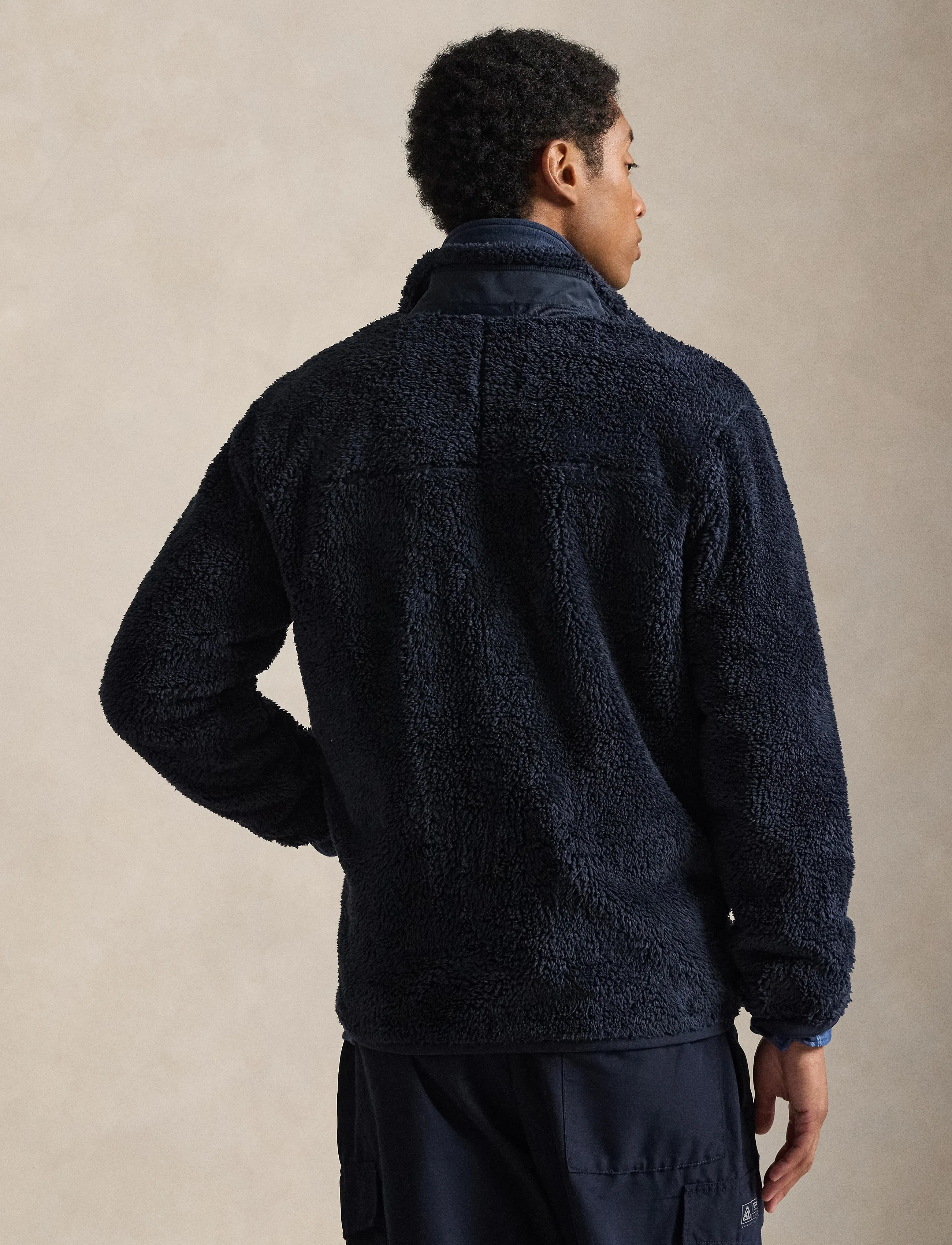 Polo Ralph Lauren - Pile Fleece Hybrid Jacket - fleece-pullover - aviator navy - 5