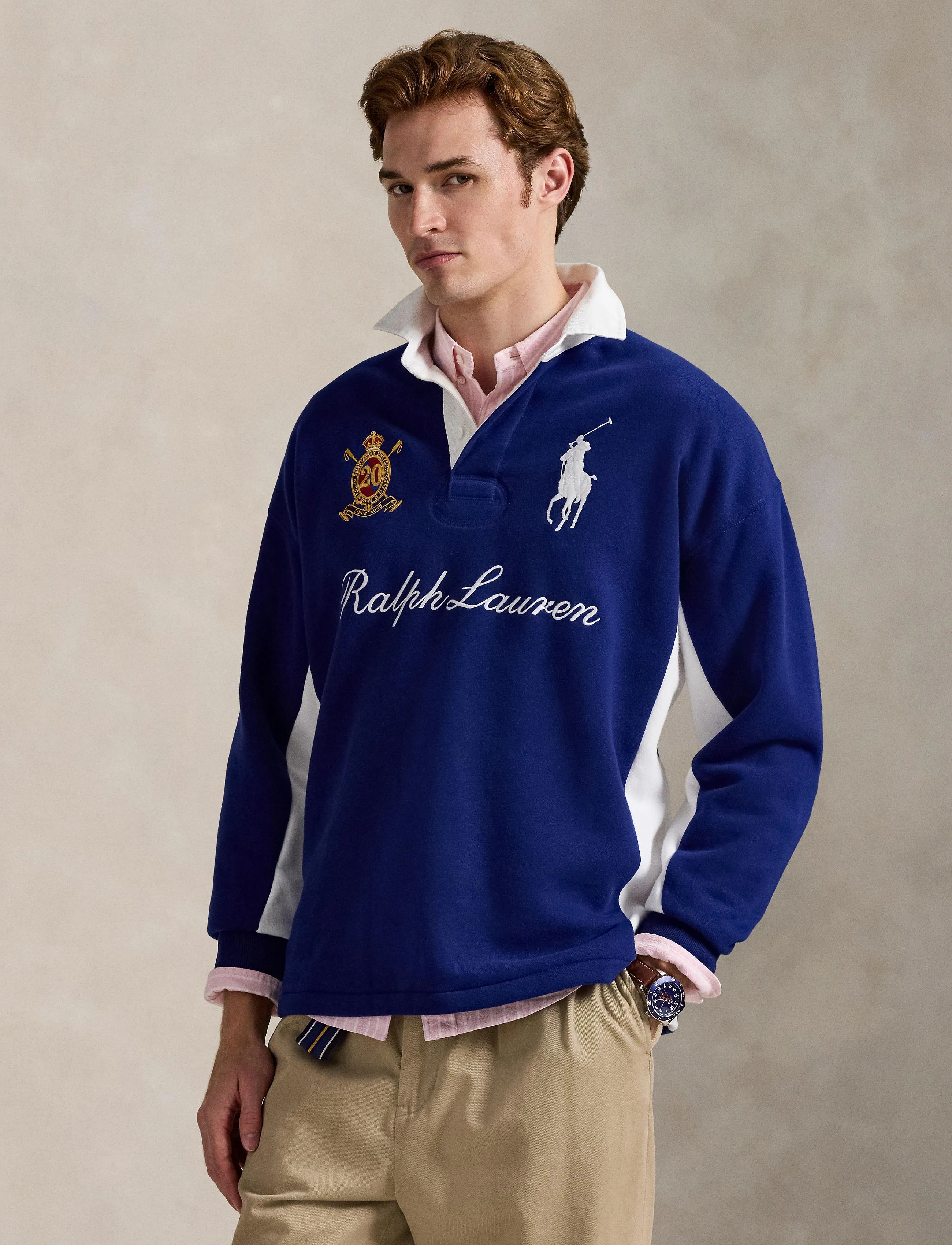 Polo Ralph Lauren Big Pony 20th Anniversary Sweatshirt - Riided - FALL ROYAL / blue