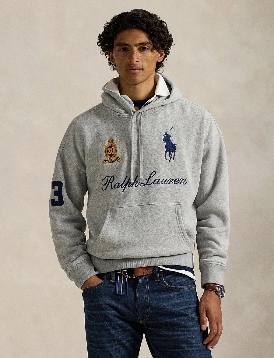 Polo Ralph Lauren - Big Pony 20th Anniversary Hoodie - andover heather - 0