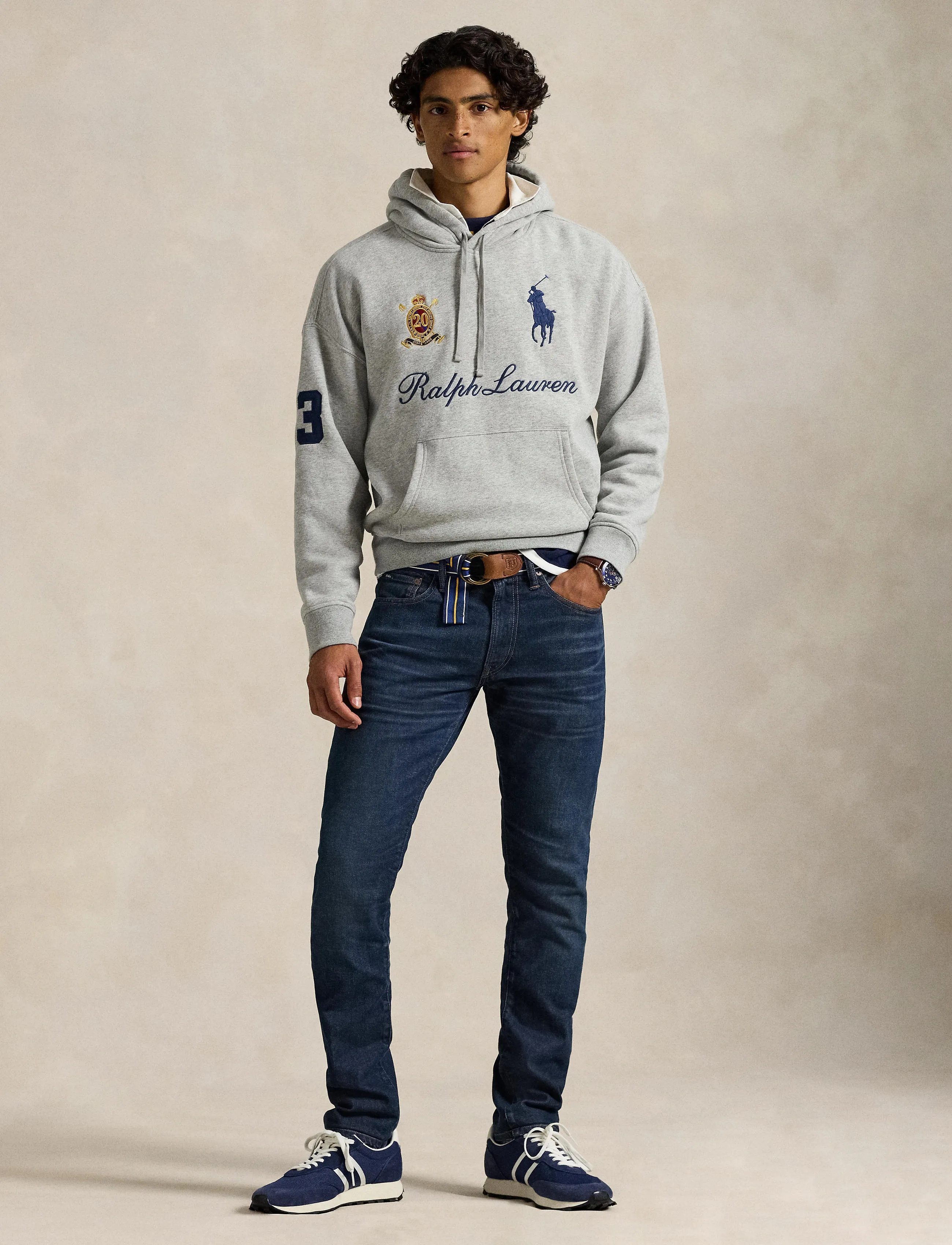Polo Ralph Lauren - Big Pony 20th Anniversary Hoodie - hættetrøjer - andover heather - 3