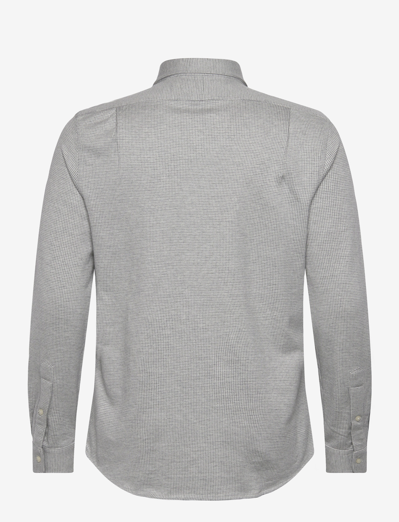 Polo Ralph Lauren - Houndstooth Jersey Spread-Collar Shirt - basic-hemden - antique cream pup - 1