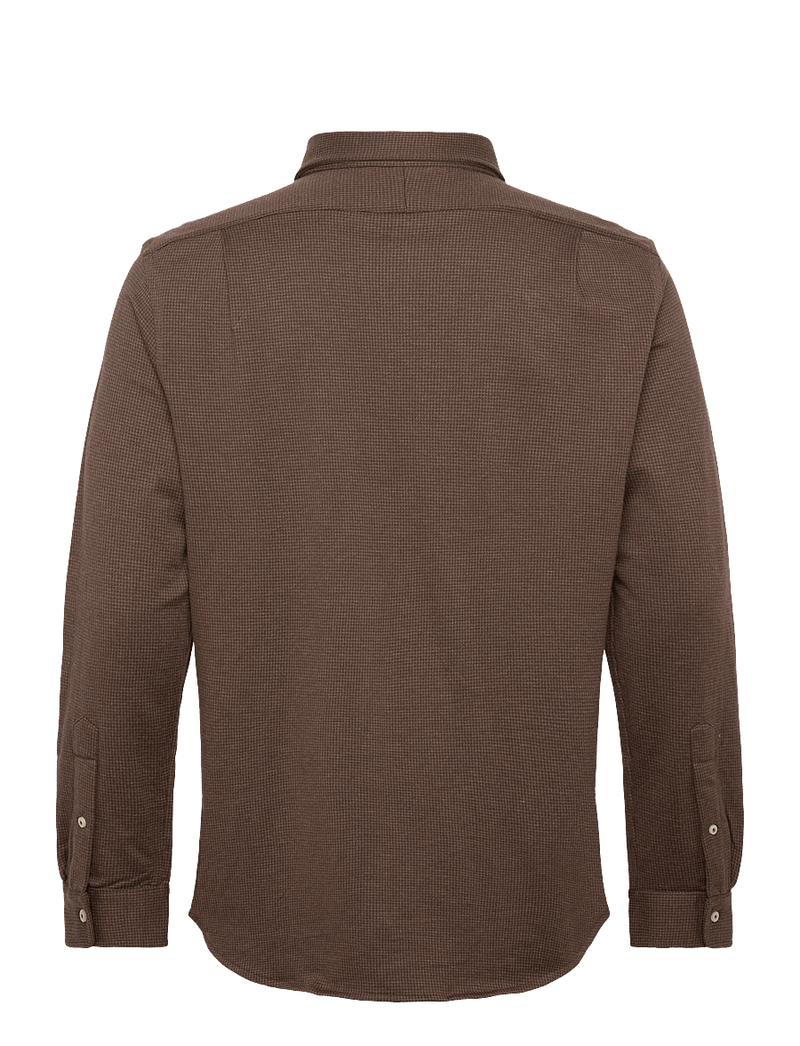 Polo Ralph Lauren - 55/2 JERSEY-KNT-SHIRT - casual shirts - nutmeg brown hthr - 2