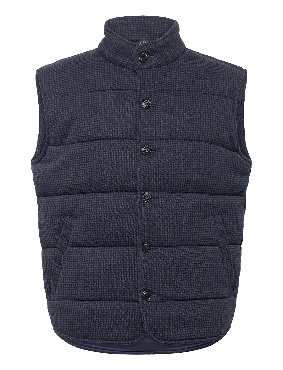 Polo Ralph Lauren - 40/1 DBL KNIT JACQ-VST - gilets sans manches - winter navy htr/d - 1