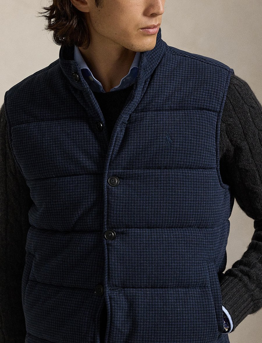 Polo Ralph Lauren - 40/1 DBL KNIT JACQ-VST - gilets sans manches - winter navy htr/d - 4
