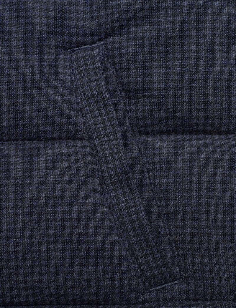 Polo Ralph Lauren - Houndstooth-Print Estate-Rib Vest - västar - winter navy htr/d - 3