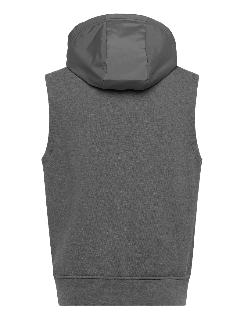 Polo Ralph Lauren - Hybrid Hooded Vest - västar - fortress gray hea - 1