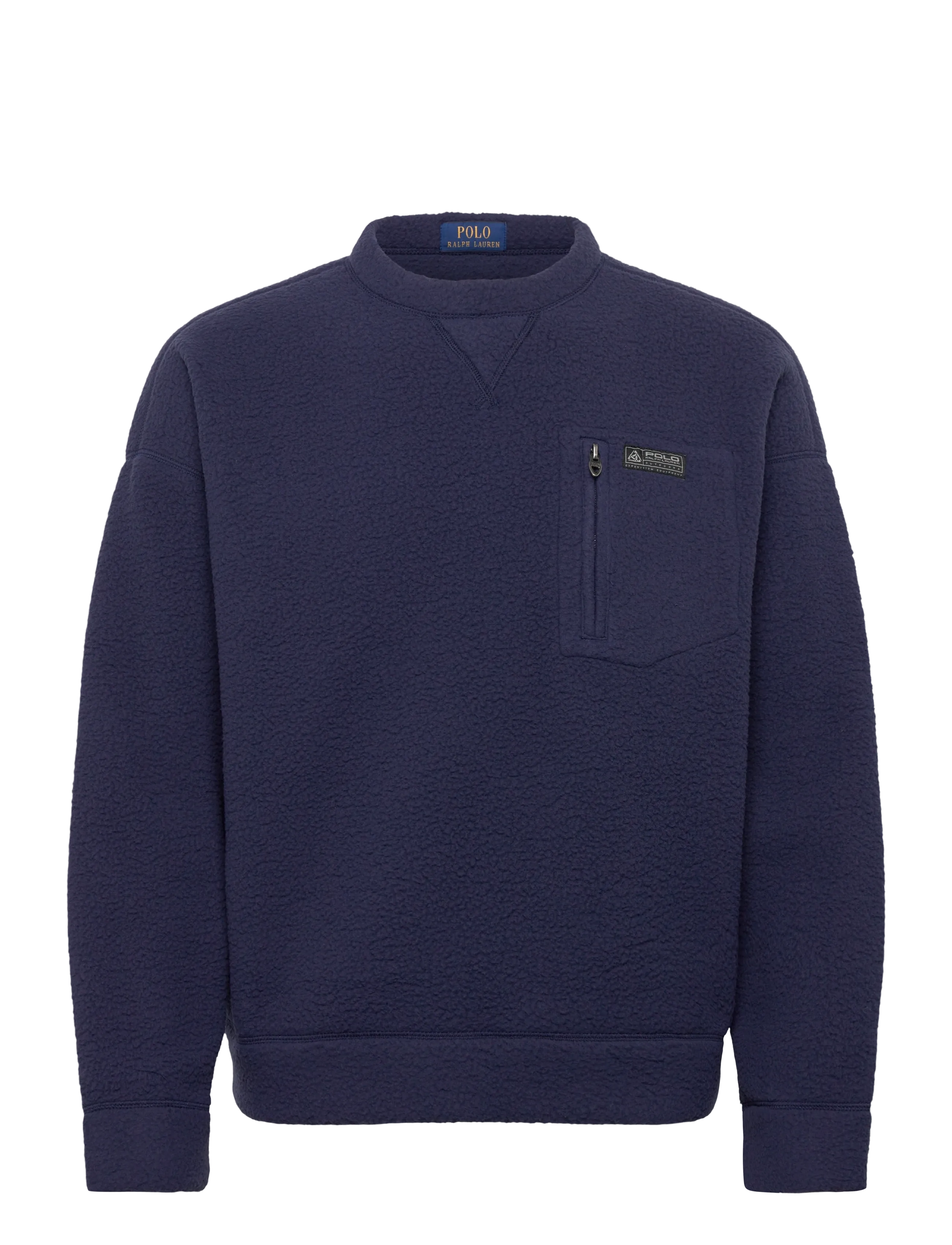 Relaxed Fit Pile Fleece Sweatshirt - CRUISE NAVY