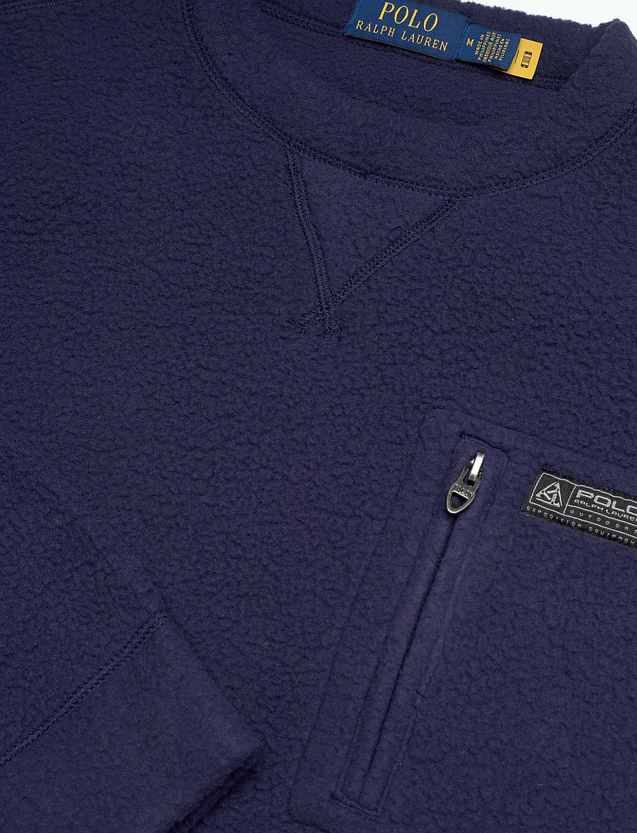 Polo Ralph Lauren - Relaxed Fit Pile Fleece Sweatshirt - teddy-pusad - cruise navy - 5