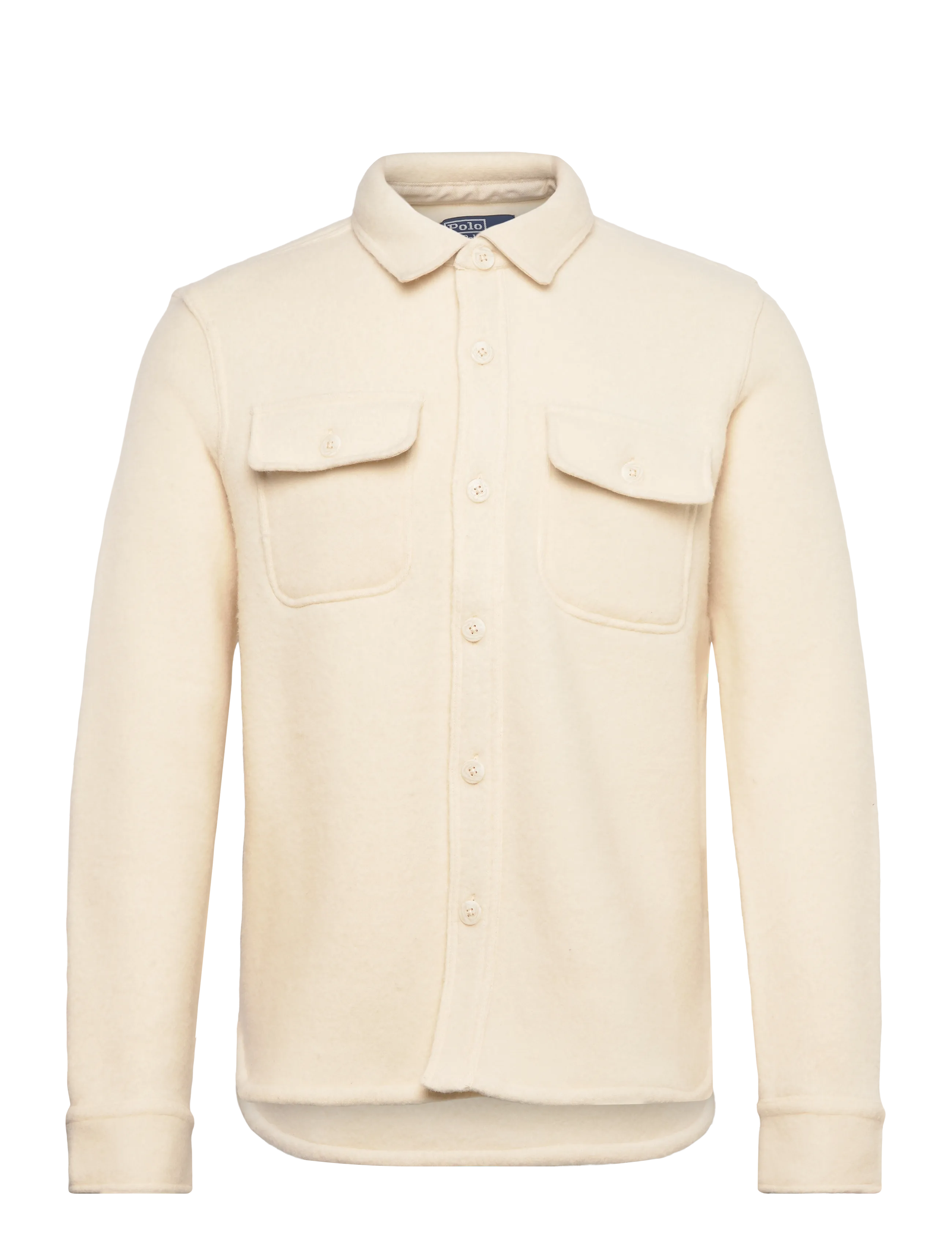 Polo Ralph Lauren Felted Wool-Blend Overshirt - Marškininiai švarkai - ANDOVER CREAM / cream