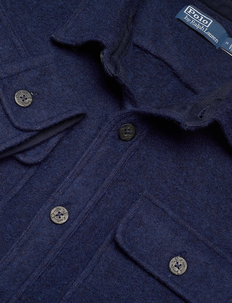 Polo Ralph Lauren - Felted Wool-Blend Overshirt - osta olukorra järgi - rl navy - 2
