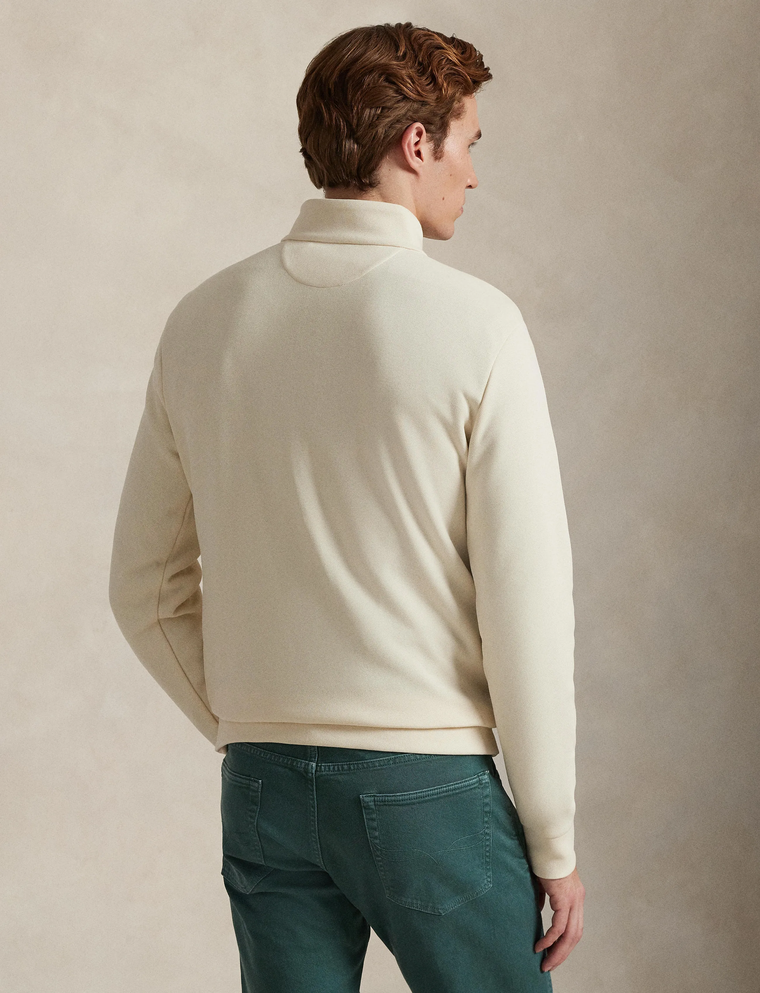 Polo Ralph Lauren - LT WT MESH FACE DKT-KNT-PULLOVER - osta olukorra järgi - andover cream - 3
