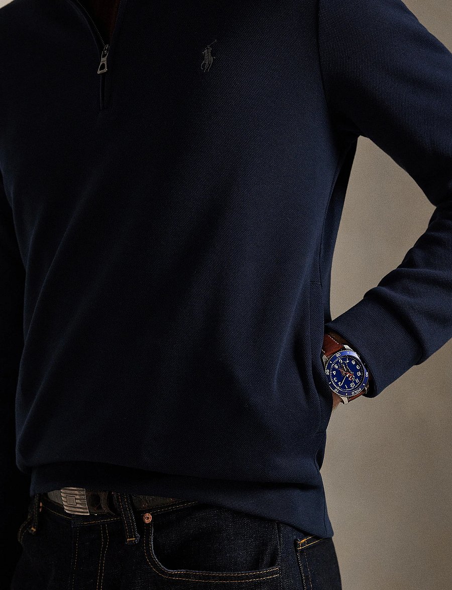 Polo Ralph Lauren - LT WT MESH FACE DKT-KNT-PULLOVER - iepirkties noteiktam pasākumam - aviator navy - 5