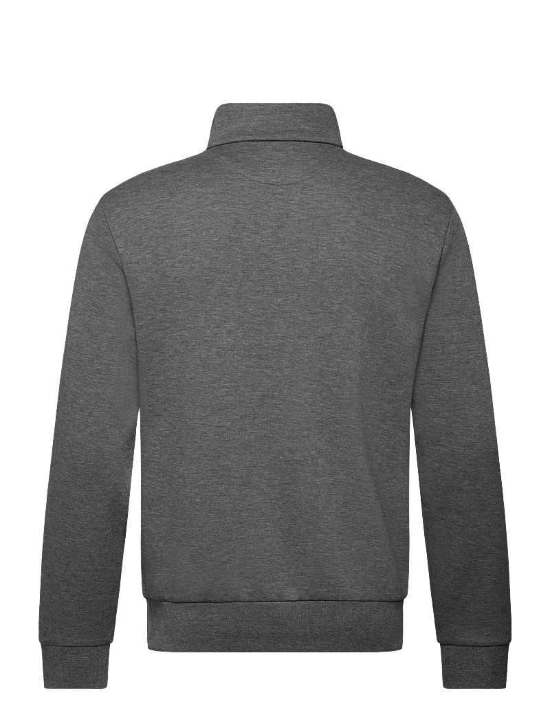 Polo Ralph Lauren - Double-Knit Mockneck Pullover - half zip-tröjor - medium flannel he - 1