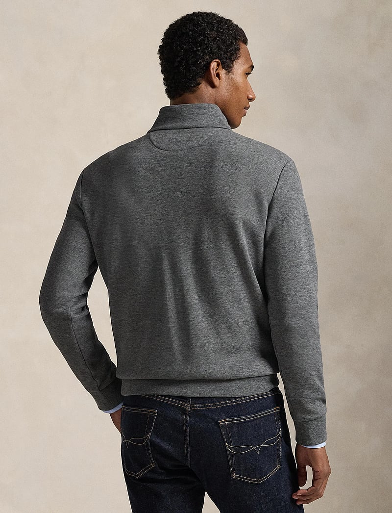 Polo Ralph Lauren - LT WT MESH FACE DKT-KNT-PULLOVER - shoppa efter stil - medium flannel he - 0