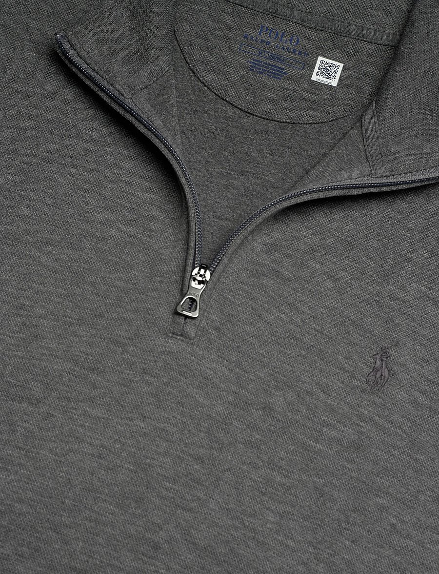 Polo Ralph Lauren - LT WT MESH FACE DKT-KNT-PULLOVER - shoppa efter tillfälle - medium flannel he - 5