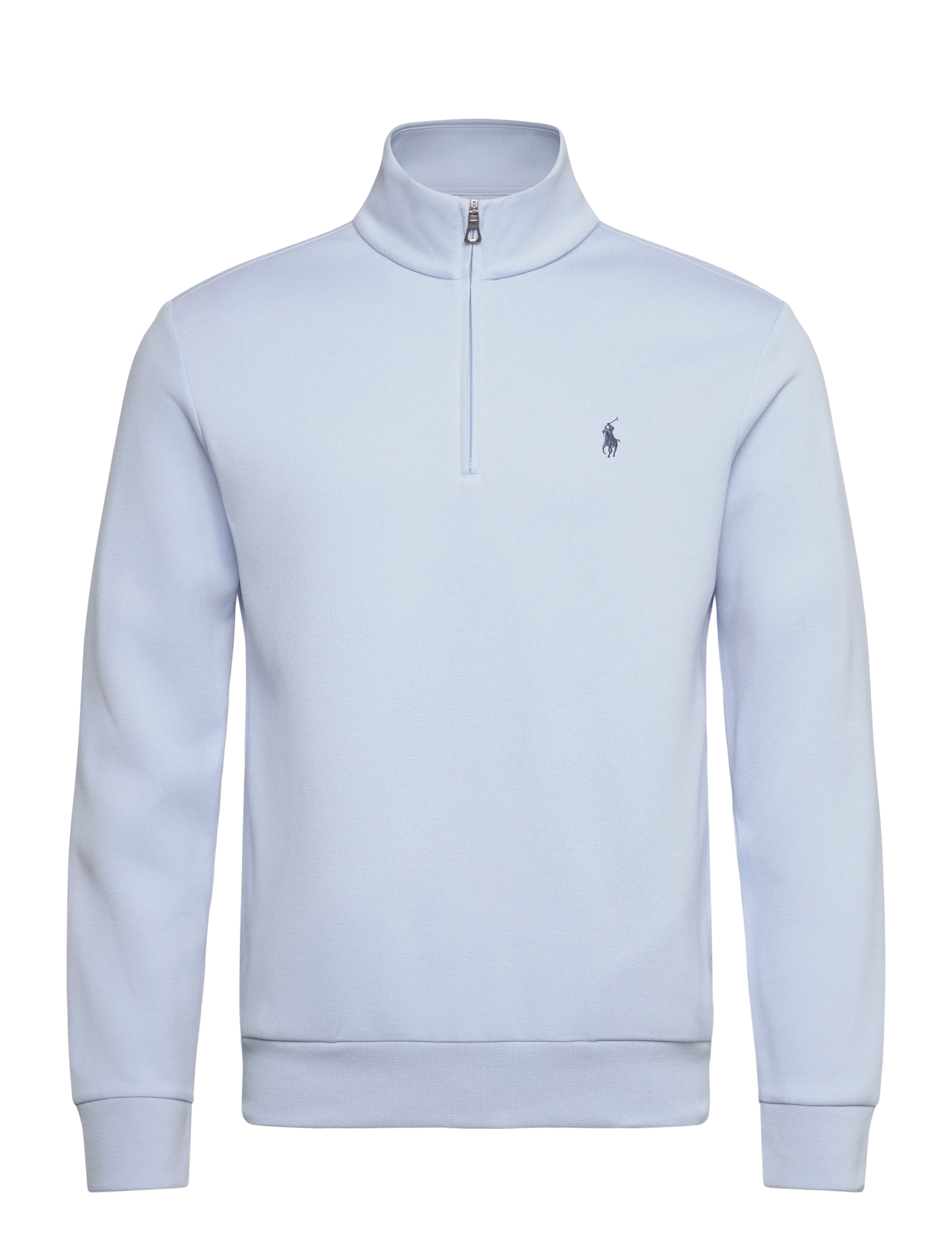 Double-Knit Mockneck Pullover - SOUTHPORT BLUE