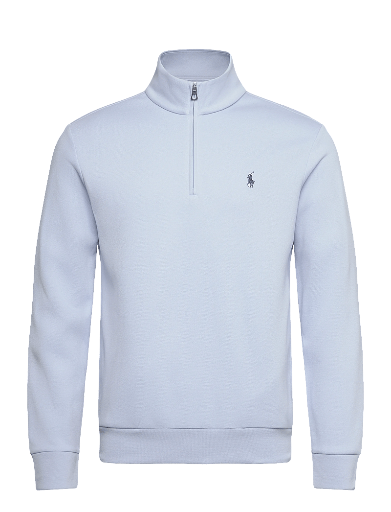 Polo Ralph Lauren - Double-Knit Mockneck Pullover - half zip-tröjor - southport blue - 0