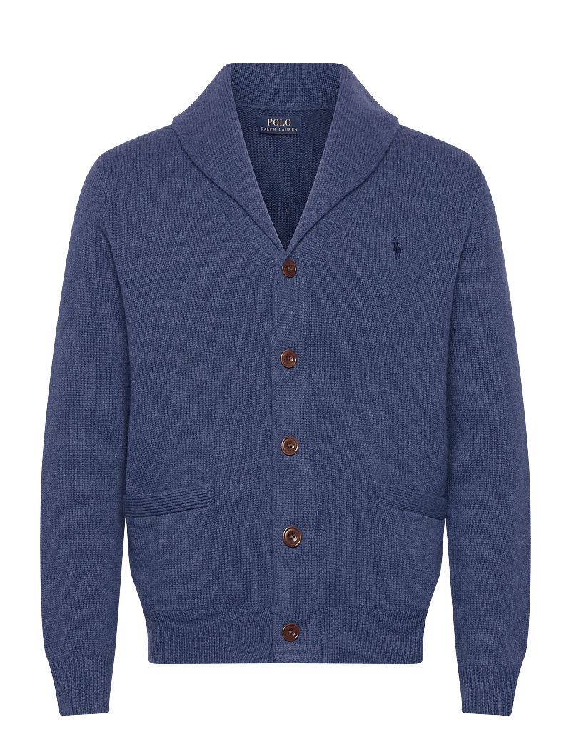 Polo Ralph Lauren - Wool-Cashmere Shawl-Collar Cardigan - cardigans - rustic navy heath - 0