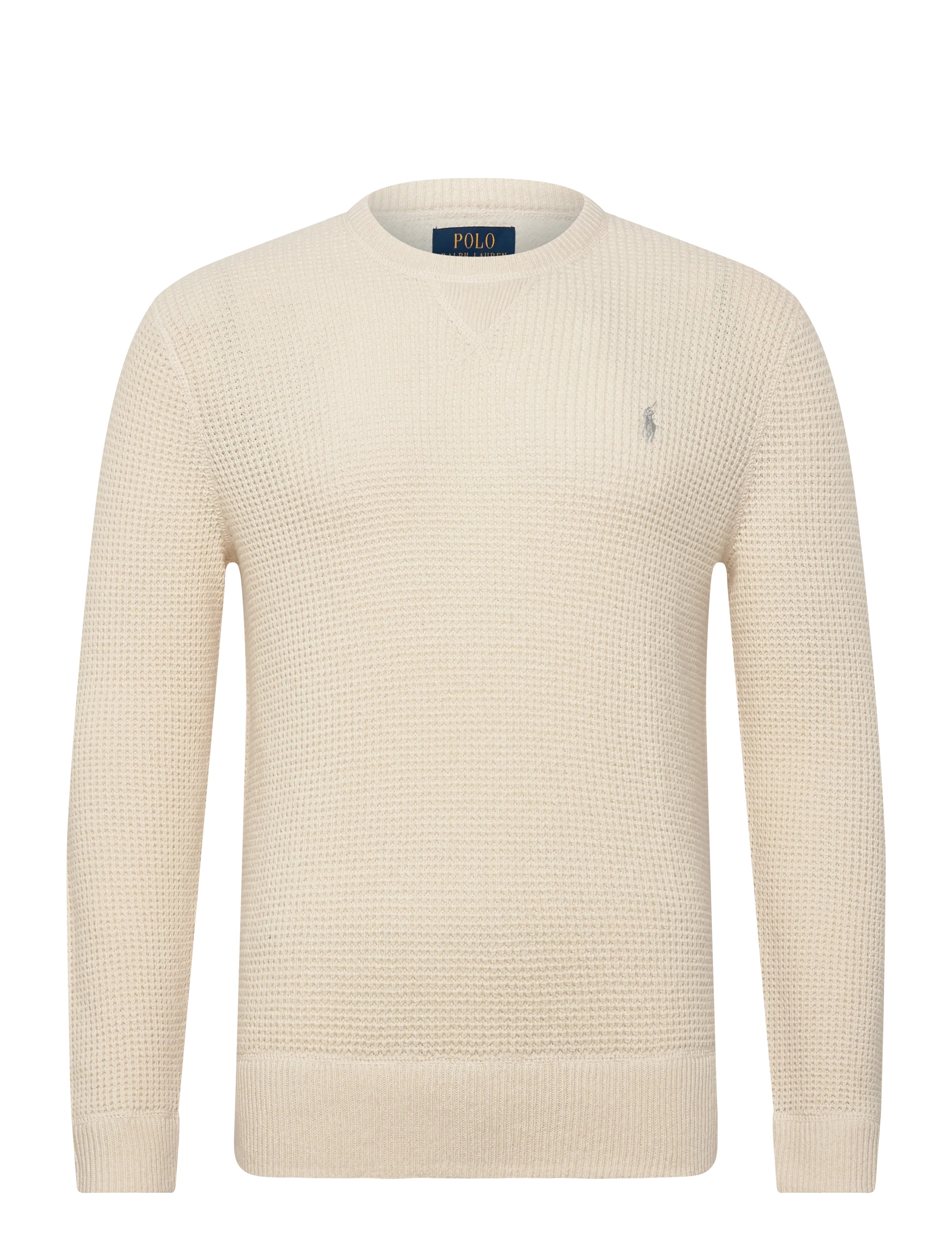 Polo Ralph Lauren Waffle-Knit Wool-Cotton Sweater - Strickmode - ANDOVER CREAM / cream